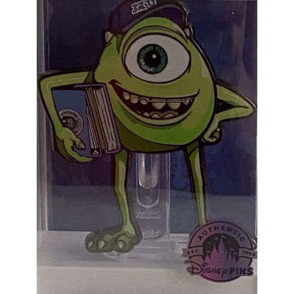 Fig Pin Pixar Limited Release Edition Monsters University Mike Wazowski # 450 - Picture 4 of 10